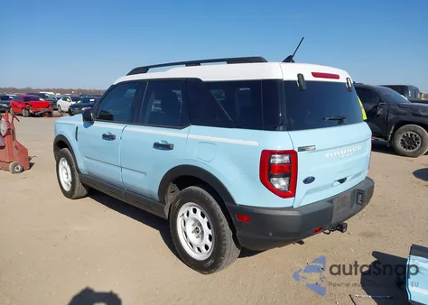 2023 Ford Bronco Sport Heritage z USA, uszkodzony, nr VIN 3FMCR9G67PRE19390